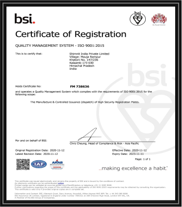 QMS – ISO 9001 2015 – Quality Management System